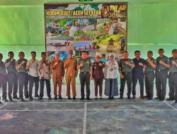 Perkuat Ketahanan Pangan, Kodim Aceh Selatan Bentuk Koordinasi Gugus Tugas