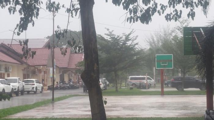 Kota Langsa Diguyur Hujan