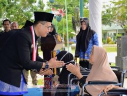 Pertama Kali Pimpin Upacara HUT Ke-24 Kota Langsa,  Wali Kota Jeffry Serahkan 112 SK PPPK