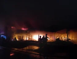 200 Ruko Hangus akibat Kebakaran Pasar Kanjengan Semarang